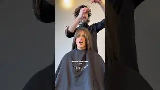When your hairstylist finds your first gray hair