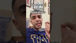 Freshers v/s Repeaters I Difference I How is SSB of Repeater Different #sharadmudgal