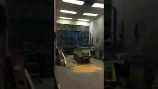 Painting/running around genie scissor lift
