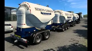 RODONITCHO MODS ETS2 1.45.1.0S 019/08/0198/2022 SKIN SILO TRAILER SIMON GIBSON BY SPEEDY143 1.45