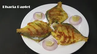 Bharle Paplet Recipe |How To Make Stuffed Pomfret Fry | भरलेले पापलेट फ्राय  | Paplet Fry Recipe