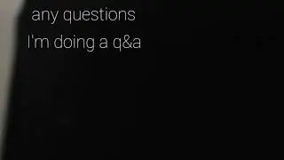 Q&A any questions please comment below
