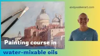 How to paint in water mixable oils