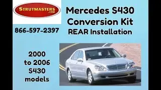 Strutmasters Installs Rear Suspension Conversion On Mercedes S 430