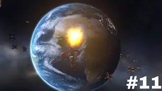 ORBITAL WEAPON VS TURRET DEFENSE EARTH  ! Solar Smash Gameplay Android Walkthrough part 11