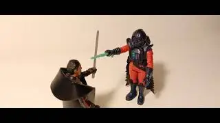Draco knuckleduster vs moff Gideon