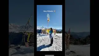 Hari om namah shivay 🙏🙏 #shiv #travel #mahadev #mountains #snow #pain  #adventuretravel #love