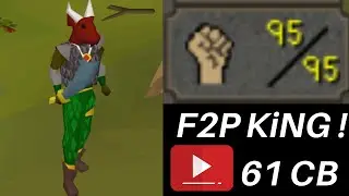 GODLY F2P Pure Str PKing Rune 2h High Hits #9 (OSRS PVP) CB 61 - Alpthegreat