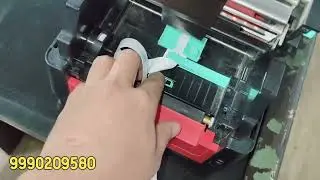 SETUP Taffeta Fabric Roll In Barcode Printer/ Black Marka Setup For Continue Roll #printerblackmark
