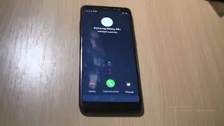 WhatsApp новая версия Поддельный Samsung Galaxy A8 plus Входящий звонок