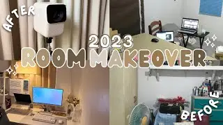 2023 Small Room Makeover PH ♡ cozy, white desk setup, aesthetic (IKEA, Shopee & Lazada links)