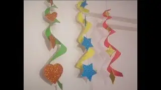 A4 Paper Craft Work - Easy Ceiling Hanging decoration