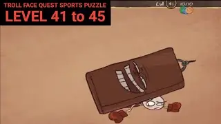 Troll Face Quest SPORTS PUZZLE Level 41 42 43 44 45