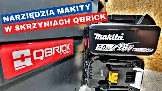 Narzędzia Makity w skrzynkach Qbrick System - skrzynka elektryczna