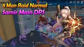 8 Man Raid Scarlet Apophis Samir Main DPS Gameplay [ Tower of Fantasy ]