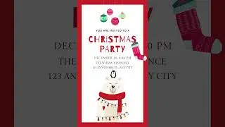 Custom Christmas Party Invitation