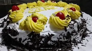 Black forest cake home made recipe.
