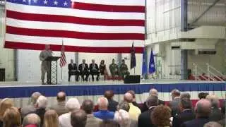 Block 40 Global Hawk Grand Forks Arrival Ceremony, June 2011