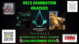 REDAS DAILY OPAL TEASER HEL&rsquo;S DAMNATION BRACERS 23/9/24 ACV