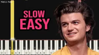 Djo - End of Beginning | SLOW EASY Piano Tutorial by Pianella Piano