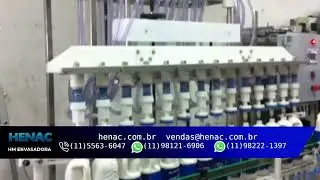 Envasadora com Fechadora Rotativa Autom&aacute;tica.