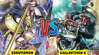 [BT19-20] The miko warrior shine again! Sakuyamon VS Gallantmon X