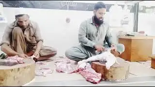big goat sale customer full goat cutting cleaning skills