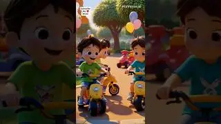 Happy Wheels Day 🎡 | Fun Ride for Little Boys #shorts #shortsfeed #kids #kidsvideo #cartoon #cartoon