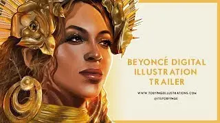 Beyonc&eacute; Digital Painting Trailer - 'Ethereal Woman'
