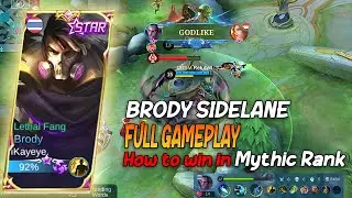 How to Brody vs Clint Gold lane 2022 in Mythic Ranked Game - mlbb