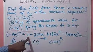 Linear Approximation In Binomial Expansion