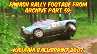Finnish rally footage from archive part 59: Kajaani Rallisprint 2007