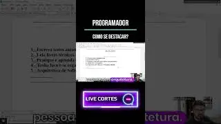 Estude arquitetura e SOLID #jdevtreinamento #java #javaframework #devbackend