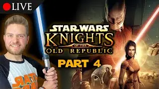 Leaving Taris (Part 4) Star Wars: KOTOR (Live Blind Playthrough)