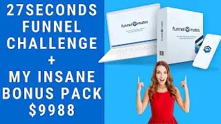 🔥🔥 FunnelMates 27Seconds Funnel Challenge + 🎁 My Insane Bonus Pack $9988 🎁 FunnelMates Review 🔥🔥