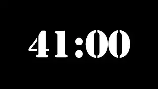 41 Minute Timer | 2460 Second Timer | 41 Minute Countdown
