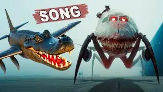 INFECTED SKY Vs BOMBARDINO CROCODILO Song - Monster Planes (Horror Meme)