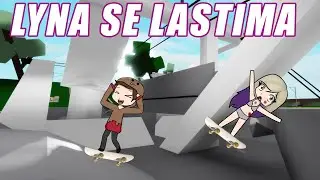 LYNA SE LASTIMA EN EL NUEVO SKATEPARK DE BROOKHAVEN ROBLOX!!