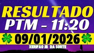 Resultado do jogo do bicho ao vivo PTM - 11:20 09/01/2026