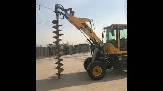 Spiral drilling rig