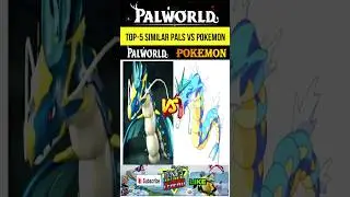 Palworld Game Vs Pokemon | Top 5 Similar Pals Of Pokemon #palworld #pokemon #shortsfeed #shorts