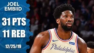 Joel Embiid wins the Christmas matchup over Giannis as Bucks fall 121-109 | 2019-20 NBA Highlights