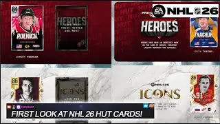 INSANE FIRST LOOK AT NHL 26 HUT CARDS! PRE-ORDER CARDS