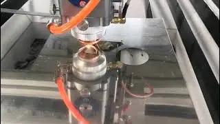 Co2 mixed metal nonmetal laser cutting machine 混切自行车视频