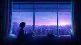 The Violet Rain | Calm Anime Background Music for Study & Sleep