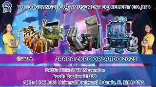 YUTO Games Team Is Ready for IAAPA Expo 2025 Orlando | Arcade Machine Supplier