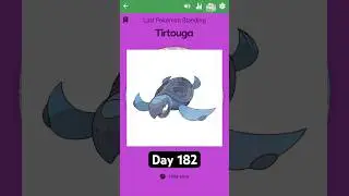 Eliminating two Pok&eacute;mon every day until the last one standing - Day 182 #pokedex #pokemon