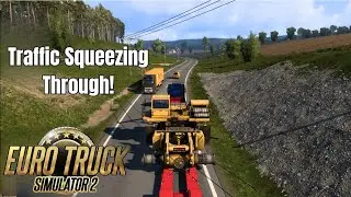 ETS2 Oversized Cargo on Narrow Roads | Vehicles Passing Compilation (Special Transport)