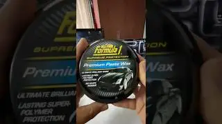 Formula 1 Premium Paste Wax | Rubbing Compound For Paint Protection & Shine #automobile