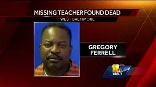 Video: Missing teacher found dead in west Baltimore